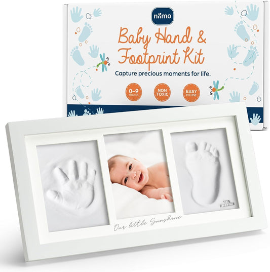 Niimo® Baby Hand and Footprint Kit - Inkless Clay Prints & Photo Frame